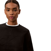 Maglione Donna Calvin Klein Ottoman Nero | NonSoloSport