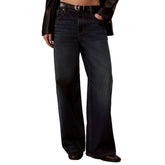 Jeans Donna Calvin Klein Baggy Low Rise Blu Scuro | NonSoloSport