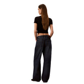 Jeans Donna Calvin Klein Baggy Low Rise Blu Scuro | NonSoloSport