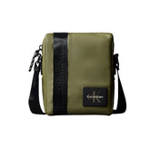 Borsa Tracolla Calvin Klein Reporter Bag Patch Monologo Verde Nero | NonSoloSport