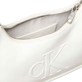 Borsa Spalla Donna Calvin Klein Bold Bianco | NonSoloSport