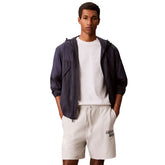 Shorts Uomo Calvin Klein Premium Terry Graphic Grigio Chiaro | NonSoloSport