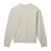 Felpa Uomo Calvin Klein Badge Beige | NonSoloSport