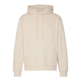 Felpa Uomo Calvin Klein Badge Beige | NonSoloSport