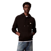 Felpa Uomo Calvin Klein Logo Badge Nero | NonSoloSport