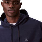 Felpa Uomo Calvin Klein Premium Terry Monogram Blu | NonSoloSport