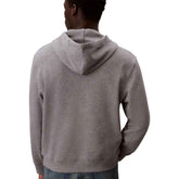 Felpa Uomo Calvin Klein Monogram Relaxed Grigio | NonSoloSport