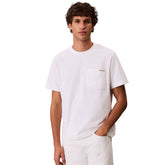 T-Shirt Uomo Calvin Klein Stemma Bianco | NonSoloSport