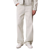 Jeans Uomo Calvin Klein Baggy Bianco | NonSoloSport