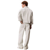 Jeans Uomo Calvin Klein Baggy Bianco | NonSoloSport