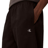 Pantalone Uomo Calvin Klein Premium Terry Nero | NonSoloSport