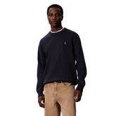 Maglione Uomo Calvin Klein Classic Monogram Blu | NonSoloSport