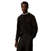 Maglione Uomo Calvin Klein Classic Monogram Nero | NonSoloSport