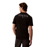 T-Shirt Uomo Calvin Klein 30S Back Grap Nero | NonSoloSport