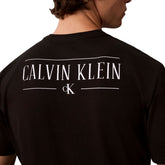 T-Shirt Uomo Calvin Klein 30S Back Grap Nero | NonSoloSport