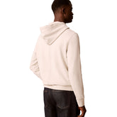Felpa Uomo Calvin Klein Logo Badge Beige | NonSoloSport