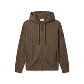 Felpa Uomo Calvin Klein French Terry Badge Verde Oliva | NonSoloSport