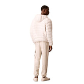 Pantalone Jogger Uomo Calvin Klein Terry Logo Badge Beige | NonSoloSport