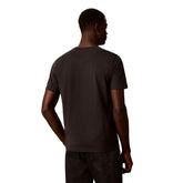 T-Shirt Uomo Calvin Klein Logo Badge Nero | NonSoloSport