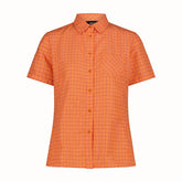 Camicia Donna CMP Quadri Arancione | NonSoloSport