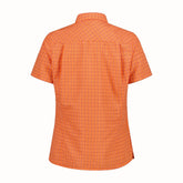 Camicia Donna CMP Quadri Arancione | NonSoloSport