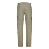 Pantaloni Cargo Uomo CMP Zip Off Stretch Verde Salvia | NonSoloSport