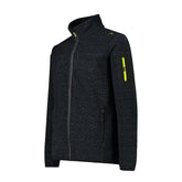 Pile Uomo CMP Knit-Tech Jacquard Nero | NonSoloSport