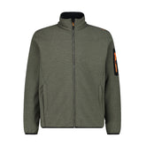 Pile Uomo CMP Knit-Tech Jacquard Oliva | NonSoloSport