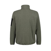 Pile Uomo CMP Knit-Tech Jacquard Oliva | NonSoloSport