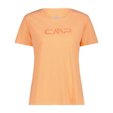 T-Shirt Donna CMP Logo Rosa Salmone | NonSoloSport