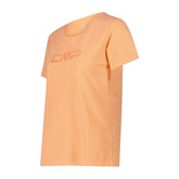 T-Shirt Donna CMP Logo Rosa Salmone | NonSoloSport