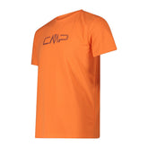 T-Shirt Uomo CMP Logo Arancione | NonSoloSport