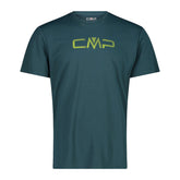 T-Shirt Uomo CMP Logo Verde | NonSoloSport