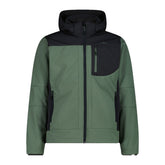 Giacca Uomo CMP Softshell Verde Nero | NonSoloSport