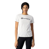 Champion T-Shirt Logo AC Donna Bianco | NonSoloSport