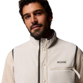 Gilet Pile Uomo Columbia Helvetia Beige | NonSoloSport