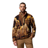 Pile Uomo Columbia Helvetia Marrone Multicolor | NonSoloSport