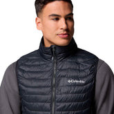 Gilet Uomo Columbia Powder Pass Nero | NonSoloSport