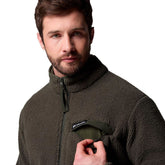Giacca Pile Uomo Columbia Sherpa Rugged Ridge Verde | NonSoloSport