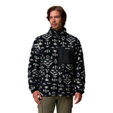 Giacca Pile Uomo Columbia Sherpa Reversibile Winter Pass Nero | NonSoloSport