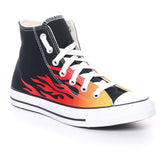 Converse All Star Chuck Taylor Flame Nero Rosso | NonSoloSport