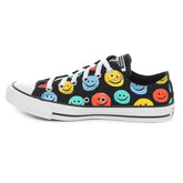 Converse Chuck Taylor All Star Ox Happy Face Print Nero | NonSoloSport