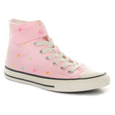 Sneakers Bambina Converse Chuck Taylor All Star 1V Multidots Rosa | NonSoloSport