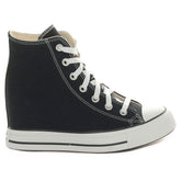 Sneakers Donna Converse Chuck Taylor All Star Classic Wedge Platform Nero Bianco | NonSoloSport