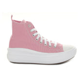 Sneakers Ragazzo Converse Chuck Taylor All Star Move Platform Rosa Bianco | NonSoloSport