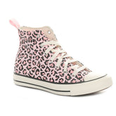 Sneakers Bambino Converse Chuck Taylor All Star Leopard Rosa Nero | NonSoloSport