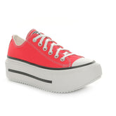 Sneakers Converse Chuck Taylor All Star Lift Double Stack Platform Rosso Bianco | NonSoloSport