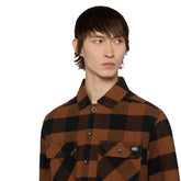 Camicia Uomo Dickies Sacramento Marrone | NonSoloSport