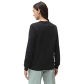 T-Shirt Manica Lunga Donna Dickies Mapleton Nero | NonSoloSport