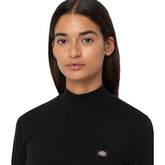 T-Shirt Donna Dickies Rib Manica Lunga Marysville Donna Nero | NonSoloSport